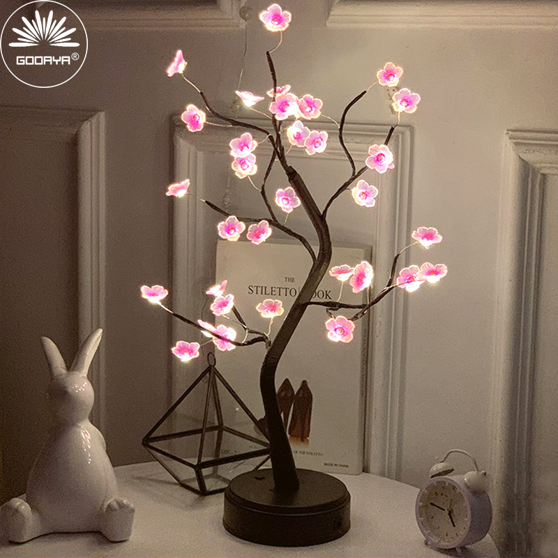 Bonsai Garden Dc - Lampu Malam Pohon Meja Sakelar Sentuh