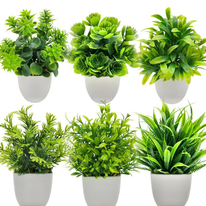 Bonsai Garden Accessories - Bonsai Buatan Tanaman Palsu Hijau Tanaman