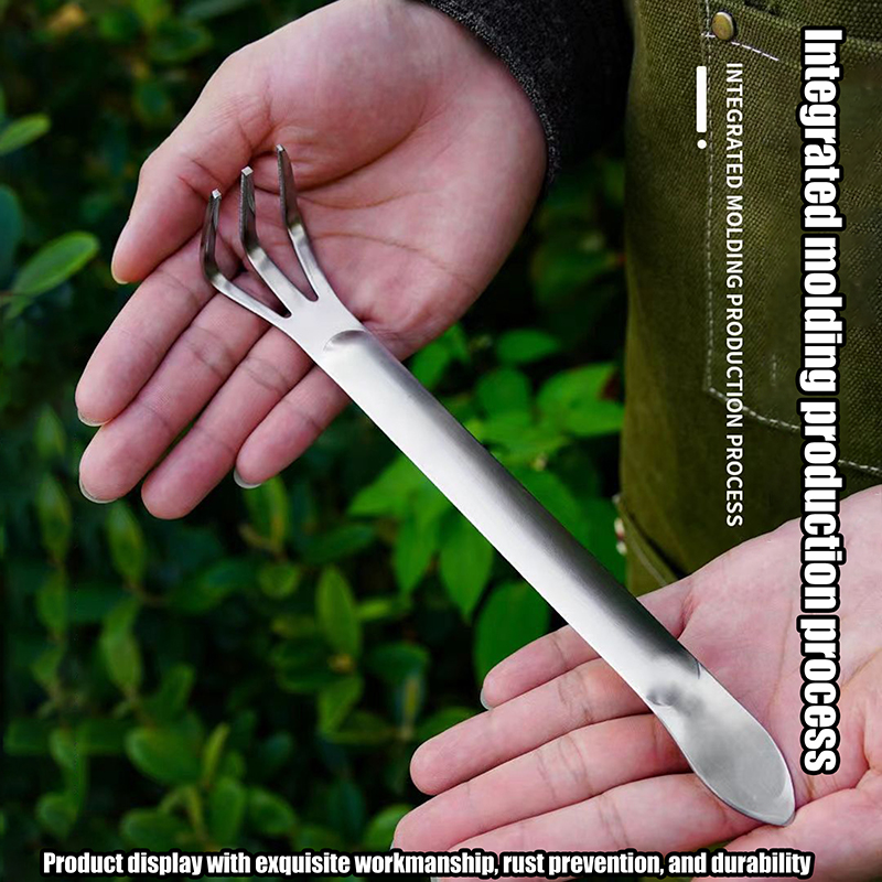 Bonsai Garden Rake - 1 buah penggaruk akar baja tahan