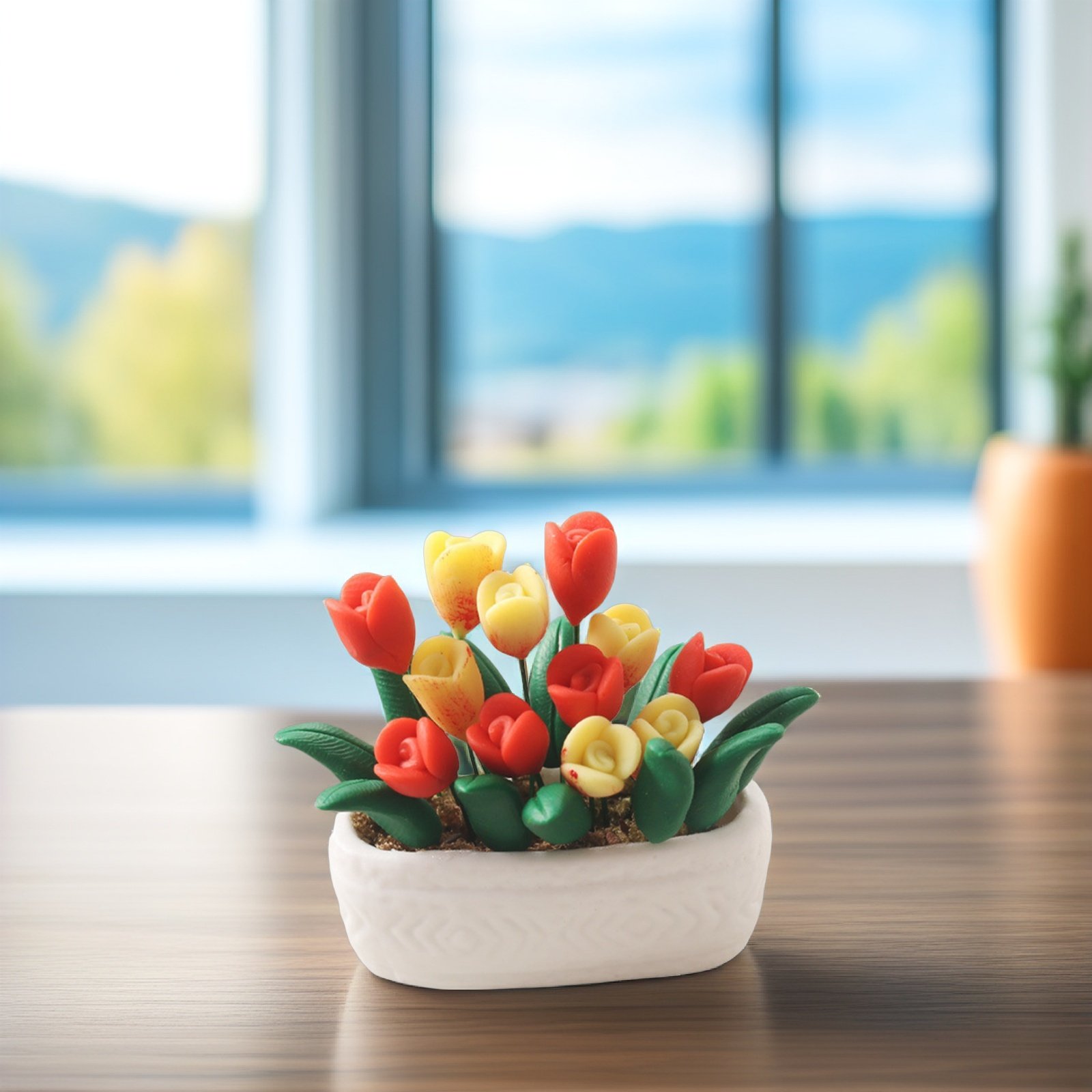 Bonsai Garden Europe - Dekorasi Tanaman Mini Tulip dalam Pot
