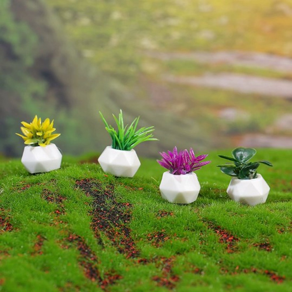 Bonsai Garden Home - 1:12 Rumah Boneka Miniatur Tanaman Pot