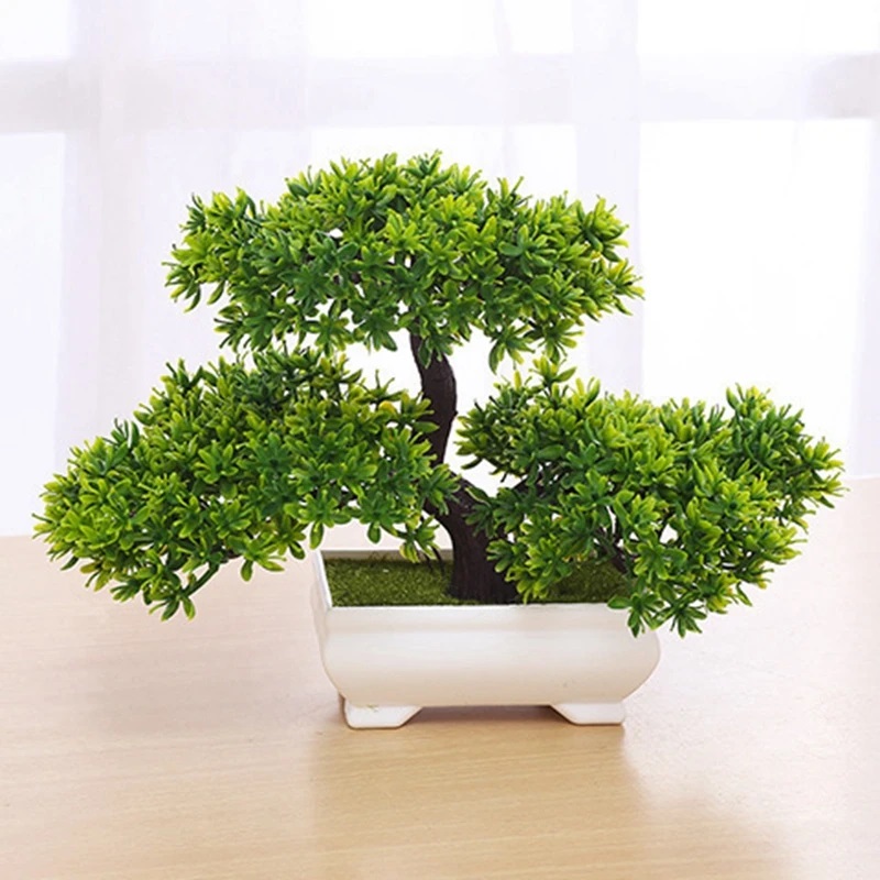 Bonsai Garden Home - 1 Buah Tanaman Buatan Hijau Bonsai