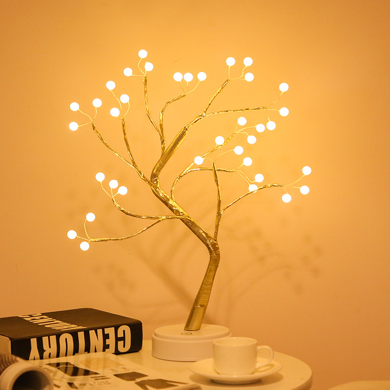 Lampu Malam Pohon Meja Sakelar - Bonsai Garden Dc ulasan dan harga