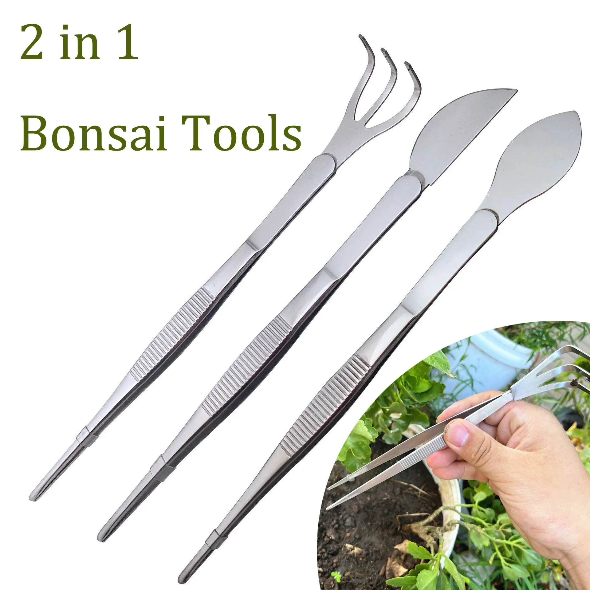 1 Buah Garuk Akar 2-in-1 dari  - Bonsai Garden Rake ulasan dan harga