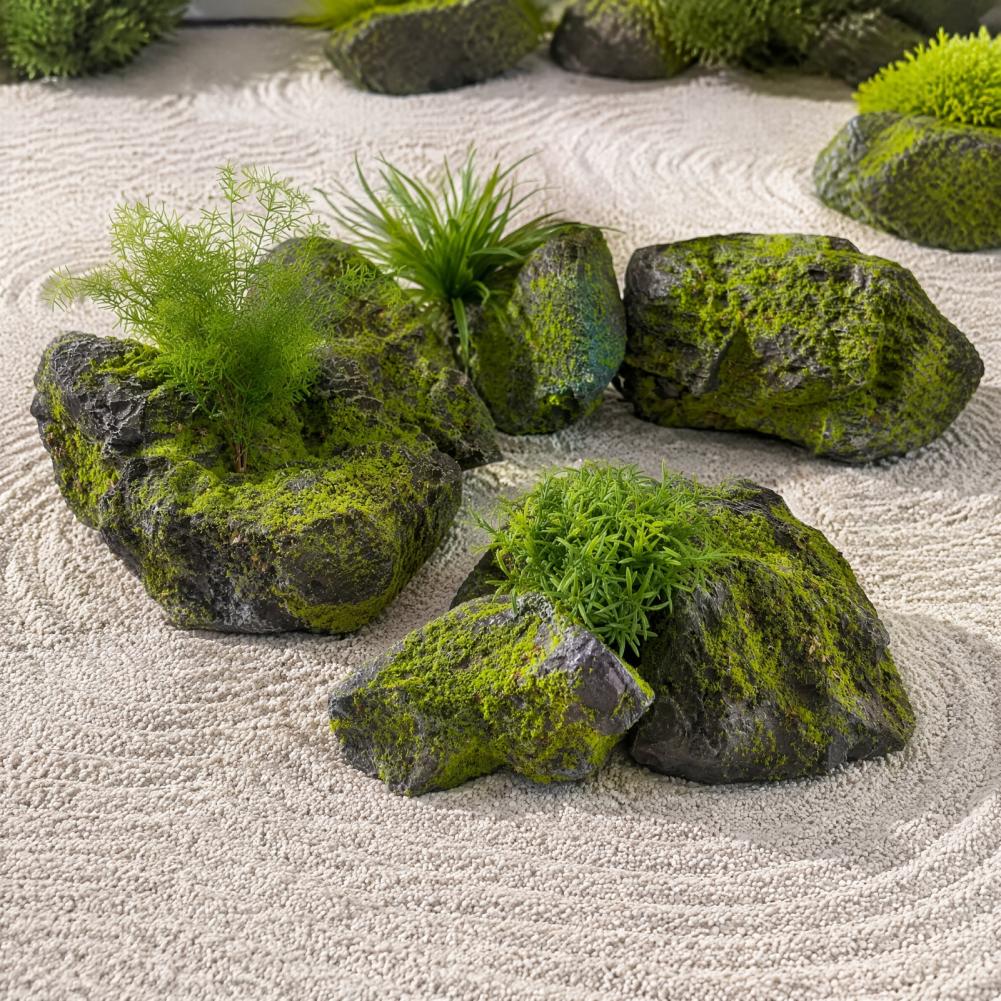 Batu Lumut Buatan untuk Lanska - Bonsai Garden Backyard ulasan dan harga