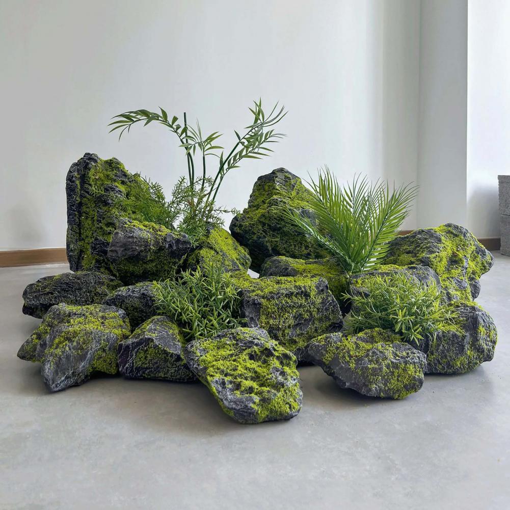 Batu Lumut Buatan untuk Lanska - Bonsai Garden Backyard ulasan dan harga