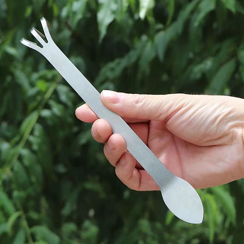 1Pc Garpu Akar Baja Tahan Kara - Bonsai Garden Rake ulasan dan harga