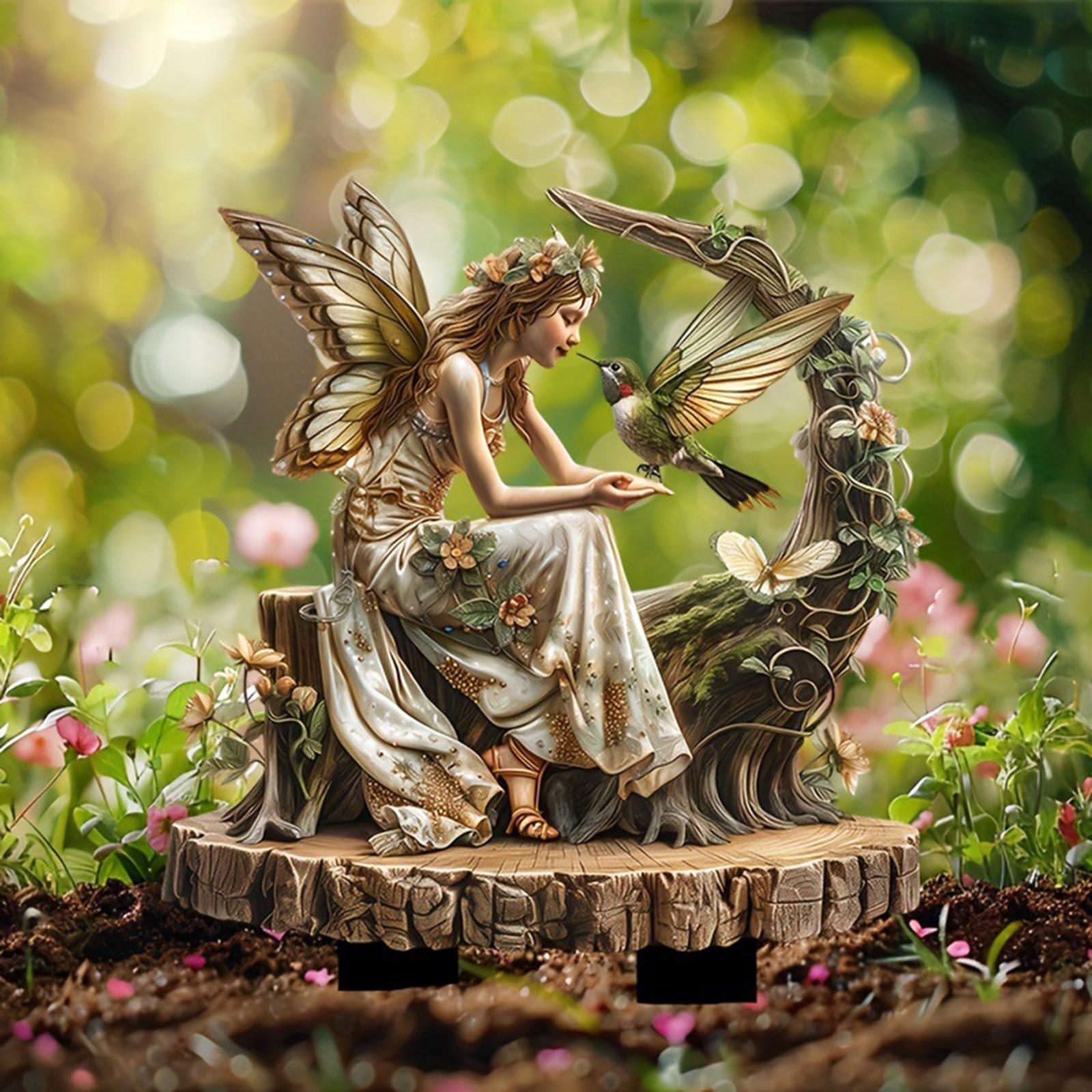 Dekorasi peri bunga 2D Dekoras - Bonsai Garden Accessories ulasan dan harga